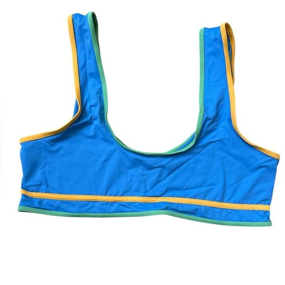 Stone Fox Dhalia Bikini Top Color Block XL - Picture 2 of 5